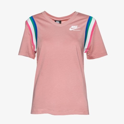Bluzka damska Nike z okrągłym dekoltem z krótkim rękawem 