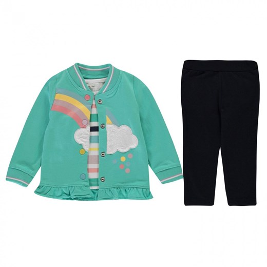 Crafted 3 Piece Fleece Set Baby Girls Crafted 0-3 M Factcool