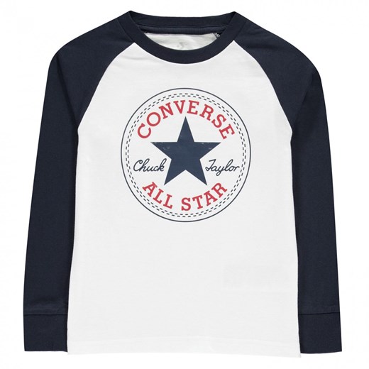 Converse Chuck Long Sleeve T-Shirt Boys Converse 3-4 Y Factcool