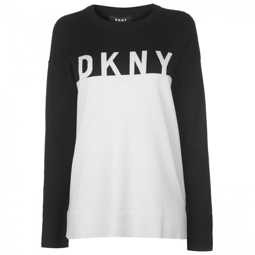 DKNY Long Sleeve Crew Neck Knitted Jumper Womens S Factcool
