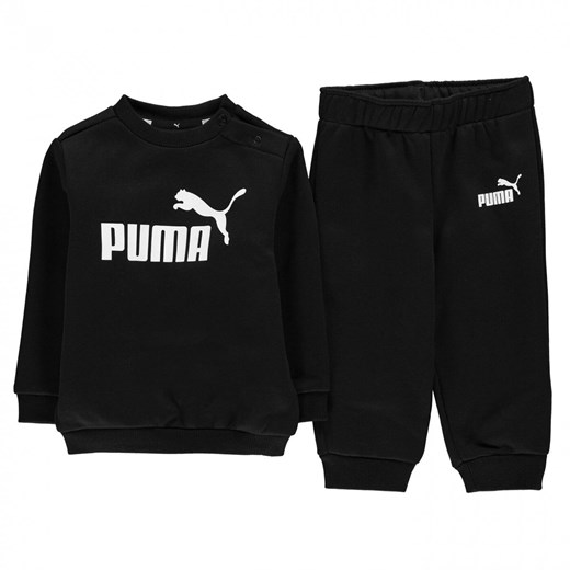 Puma Crew Fleece Tracksuit Baby Boys Puma 9-12M Factcool