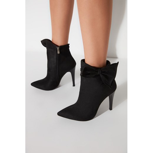 Trendyol Black Suede Women's Boots Trendyol 36 Factcool