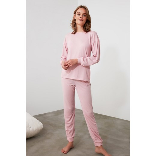 Trendyol Powder Knitted Pajama Set Trendyol M Factcool
