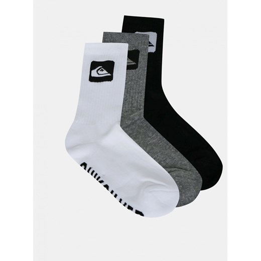 Quiksilver Black and Grey Sock Set Quiksilver One size Factcool