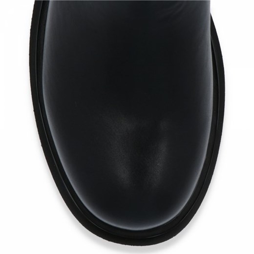 Czarne botki damskie na platformie Milano Crystal Shoes 36 PaniTorbalska