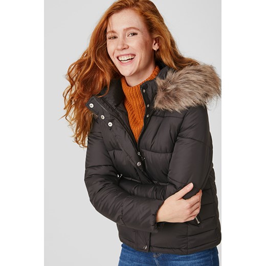 C&A Kurtka pikowana, Czarny, Rozmiar: 34 Clockhouse 40 C&A