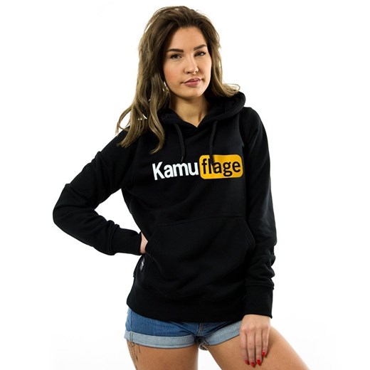Bluza damska z kapturem Kamuflage hoody Naughty black Kamuflage* S matshop.pl