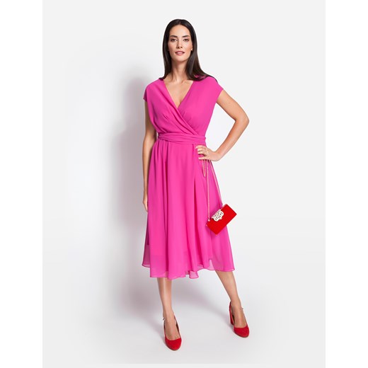 Kopertowa sukienka MOLTON Molton 46 okazyjna cena Molton