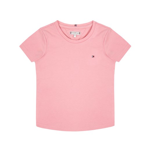 TOMMY HILFIGER T-Shirt Essential Knit Top KG0KG04869 M Różowy Regular Fit Tommy Hilfiger 7 wyprzedaż MODIVO