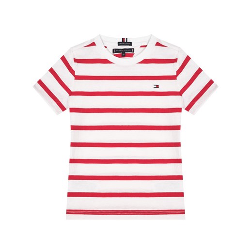 TOMMY HILFIGER T-Shirt Nautical Stripe KB0KB05685 M Biały Regular Fit Tommy Hilfiger 7 wyprzedaż MODIVO