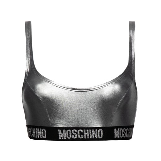 Moschino Underwear & Swim Góra od bikini A6802 2101 Srebrny S promocja MODIVO