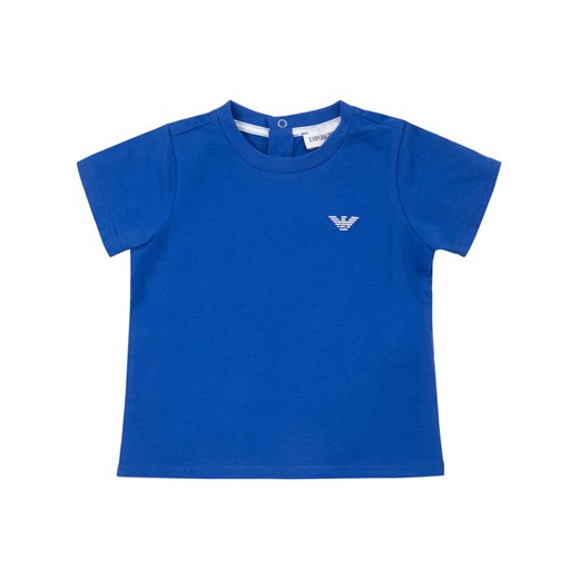 Emporio Armani T-Shirt 8NHT05 4JFEZ 0945 Niebieski Regular Fit Emporio Armani 36M okazyjna cena MODIVO
