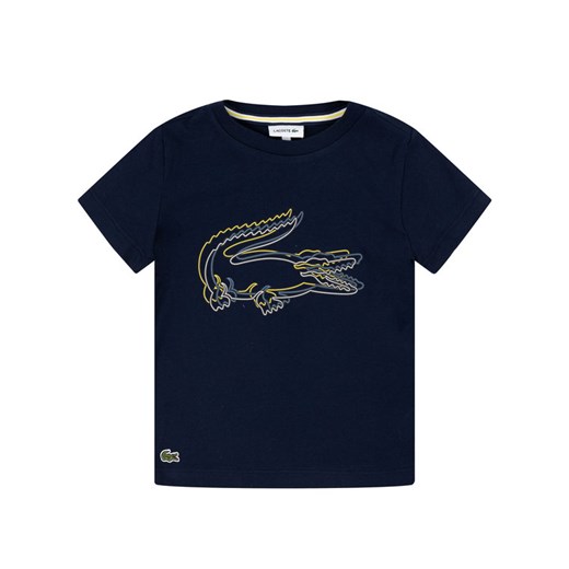 Lacoste T-Shirt TJ8131 Granatowy Regular Fit Lacoste 8A promocyjna cena MODIVO