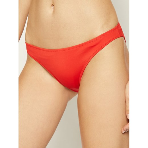 Calvin Klein Swimwear Dół od bikini Cheeky KW0KW00938 Czerwony L wyprzedaż MODIVO