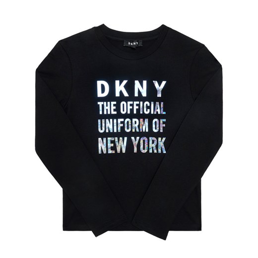 Bluzka dziewczęca czarna DKNY 