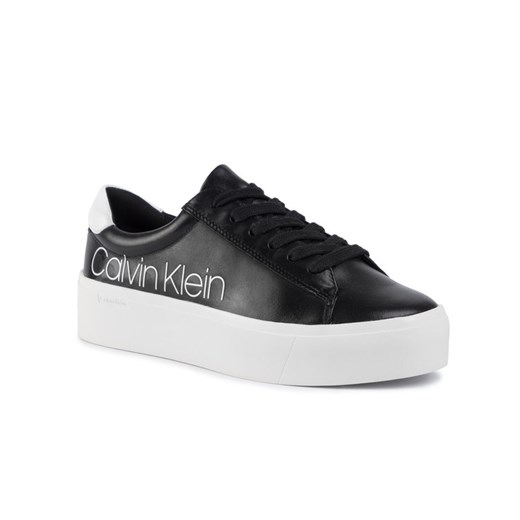Calvin Klein Sneakersy Janika B4E6291 Czarny Calvin Klein 41 wyprzedaż MODIVO