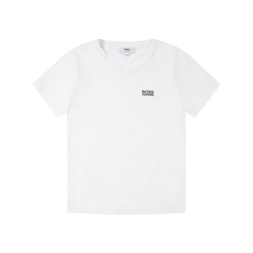 Boss T-Shirt J25Z04 S Biały Slim Fit 6A promocja MODIVO