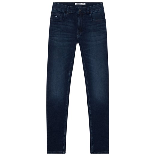 Calvin Klein Jeans Jeansy Essential IB0IB00507 Granatowy Skinny Fit 8Y MODIVO okazyjna cena