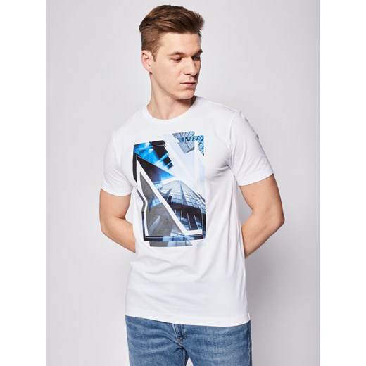 Boss T-Shirt Tee 11 50425690 Biały Regular Fit S okazyjna cena MODIVO