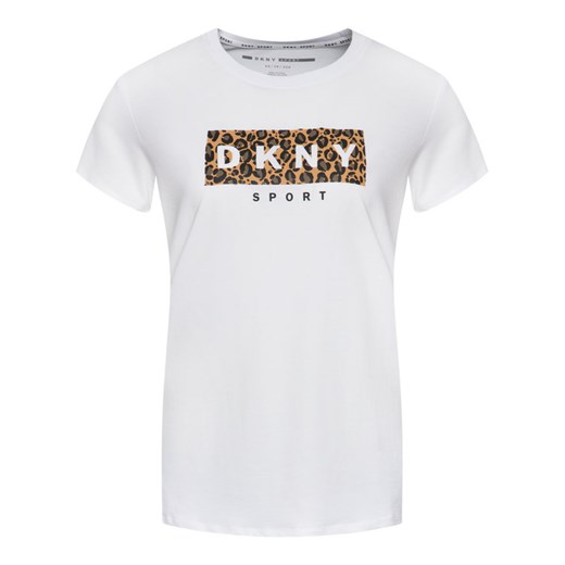 DKNY Sport T-Shirt DP9T6854 Biały Regular Fit M promocja MODIVO