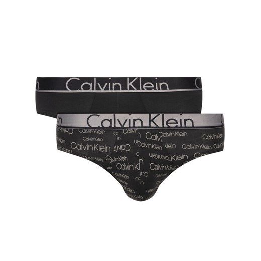 Calvin Klein Underwear Komplet 2 par slipów 000NU8642A Czarny Calvin Klein Underwear S wyprzedaż MODIVO