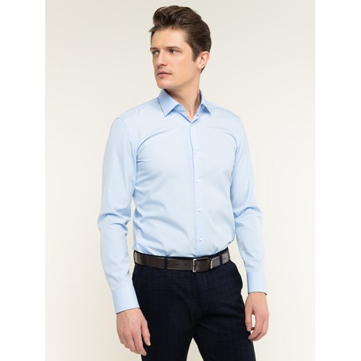 Boss Koszula Joram 50427552 Niebieski Slim Fit 43 wyprzedaż MODIVO