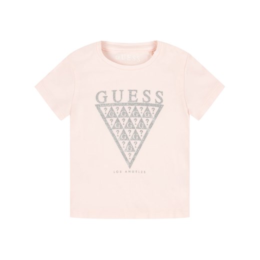 Guess T-Shirt K01I14 K82K0 Różowy Regular Fit Guess 6X_7 promocyjna cena MODIVO