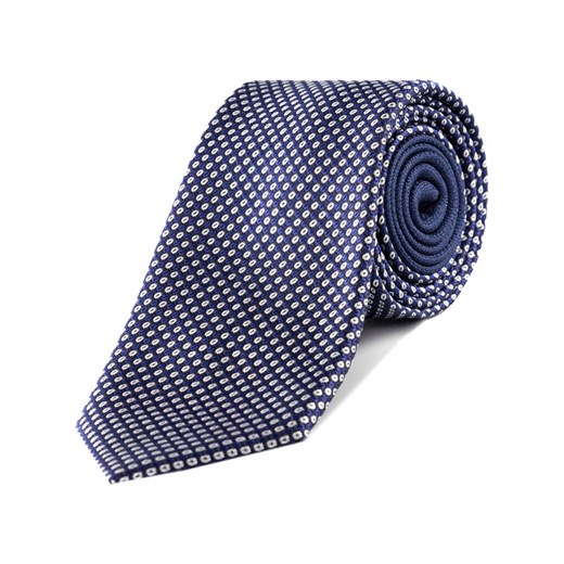 Tommy Hilfiger Tailored Krawat Micro Design TT0TT06092 Granatowy Tommy Hilfiger 00 MODIVO promocja
