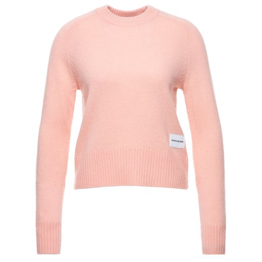 Calvin Klein Jeans Sweter J20J212156 Różowy Regular Fit M MODIVO okazja