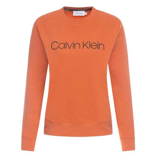 Calvin Klein Bluza Core Logo K20K201757 Pomarańczowy Regular Fit Calvin Klein XS okazja MODIVO