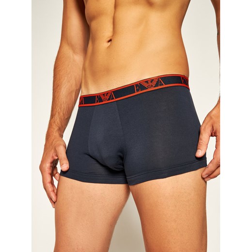 Emporio Armani Underwear Komplet 3 par bokserek 111357 0A715 70635 Granatowy XL promocyjna cena MODIVO