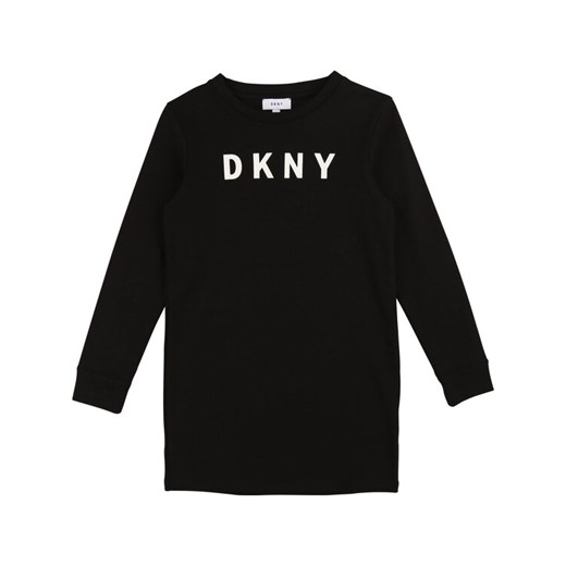 DKNY Bluzka D35Q20 D Czarny Slim Fit 14A okazyjna cena MODIVO