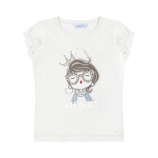 Mayoral T-Shirt 3008 Biały Regular Fit Mayoral 4 promocja MODIVO