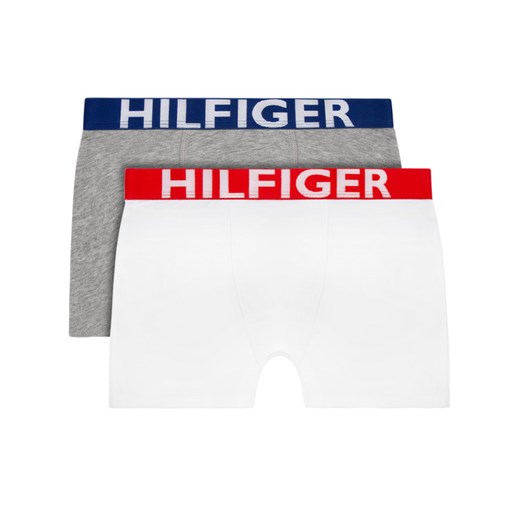 TOMMY HILFIGER Komplet 2 par bokserek UB0UB90012 Biały Tommy Hilfiger 10_12 MODIVO