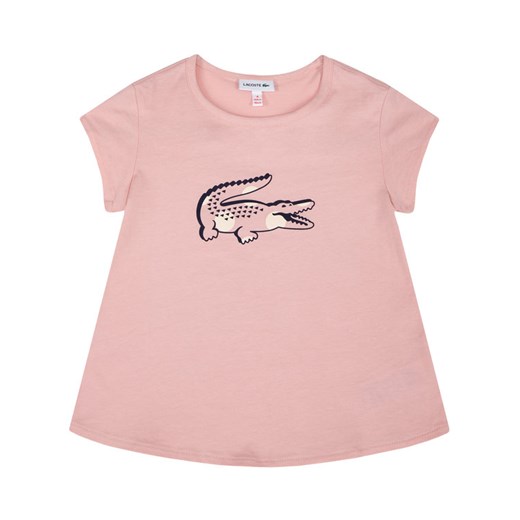 Lacoste T-Shirt TJ5040 Różowy Regular Fit Lacoste 8A MODIVO okazyjna cena