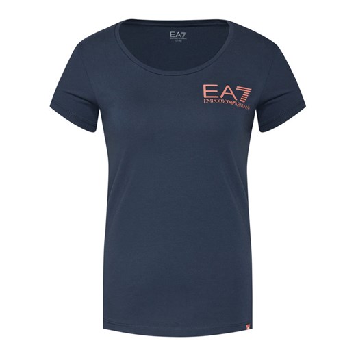 EA7 Emporio Armani T-Shirt 6HTT13 TJ29Z 1543 Granatowy Regular Fit XS MODIVO