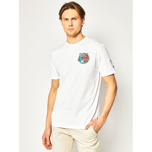 Volcom T-Shirt Freaks City A5212056 Biały Modern Fit Volcom L okazja MODIVO