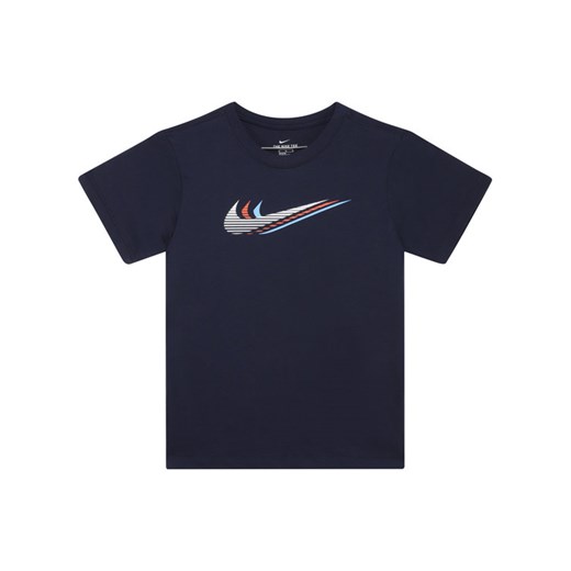 NIKE T-Shirt Sportswear Triple Swoosh Kids' Tee CU4572 Granatowy Standard Fit Nike L MODIVO