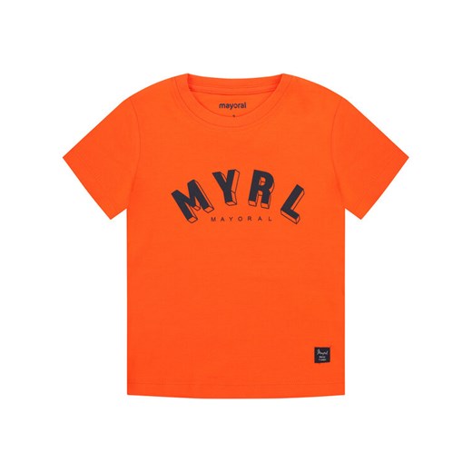 Mayoral T-Shirt 170 Pomarańczowy Regular Fit Mayoral 2 okazyjna cena MODIVO