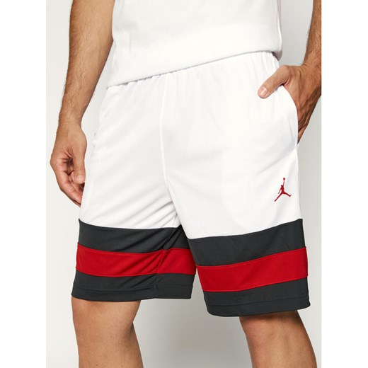 NIKE Szorty sportowe Jordan Jumpman Basketball CD4937 Biały Loose Fit Nike M promocyjna cena MODIVO