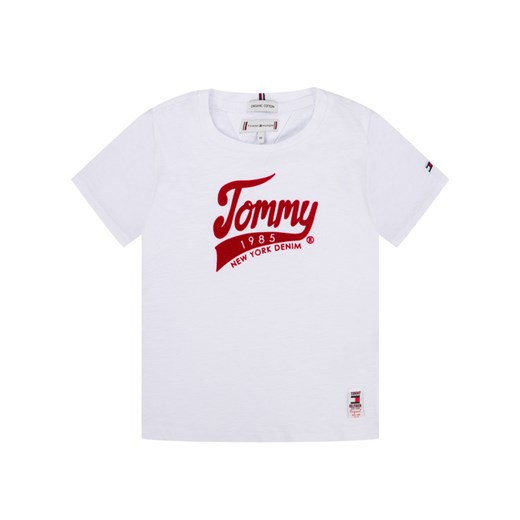 TOMMY HILFIGER T-Shirt 1985 KG0KG04960 M Biały Regular Fit Tommy Hilfiger 4 promocyjna cena MODIVO