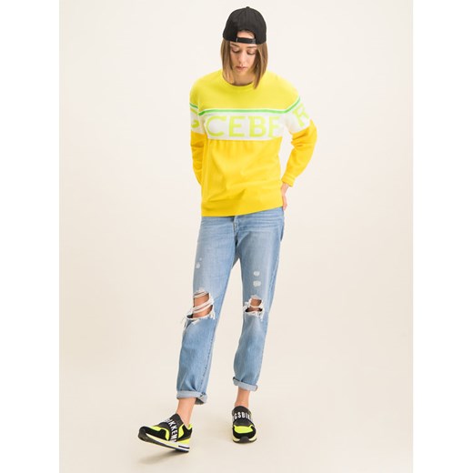 Iceberg Sweter 20EI2P0A00776043182 Żółty Regular Fit Iceberg S okazja MODIVO