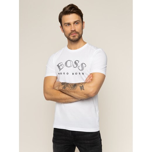 Boss T-Shirt Tee 1 50424014 Biały Regular Fit XXL okazyjna cena MODIVO