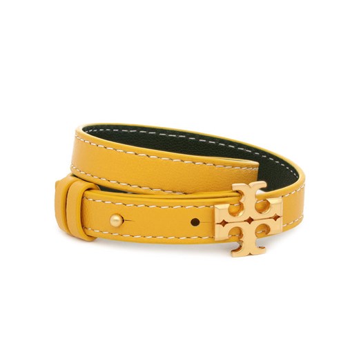 Tory Burch Bransoletka Kira Double-Wrap Bracelet 65163 Żółty Tory Burch 00 okazyjna cena MODIVO