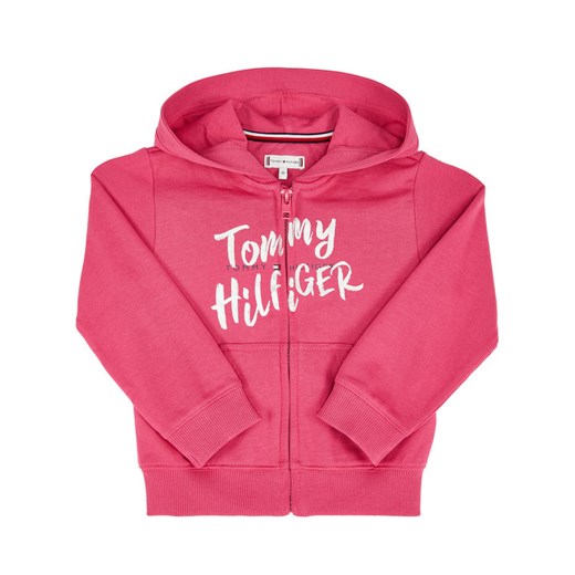 TOMMY HILFIGER Bluza Graphic On Graphic KG0KG05043 M Różowy Regular Fit Tommy Hilfiger 4 okazyjna cena MODIVO