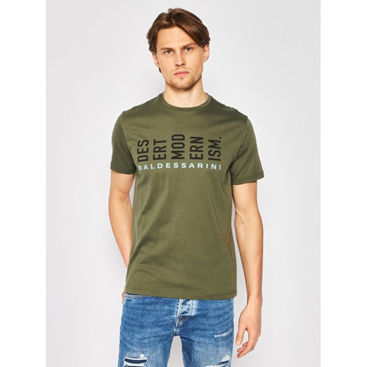 Baldessarini T-Shirt Terenzo 47399/000/5357 Zielony Modern Fit 54 MODIVO promocja