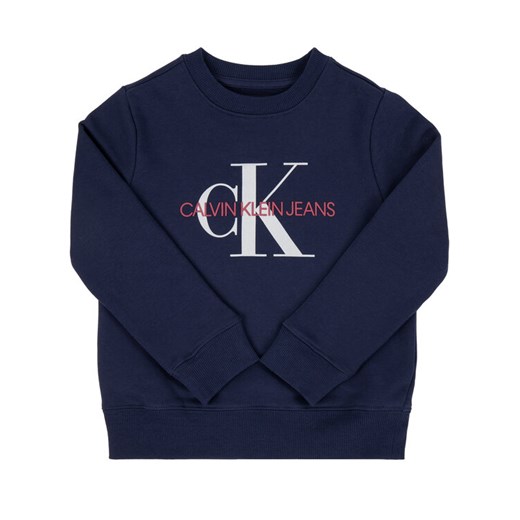 Calvin Klein Jeans Bluza Monogram IB0IB00261 Granatowy Regular Fit 8 MODIVO okazyjna cena