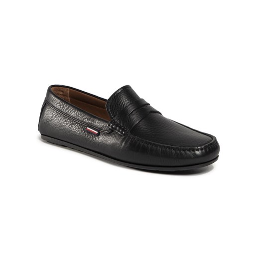 TOMMY HILFIGER Mokasyny Classic Leather Penny Loafer FM0FM02719 Czarny Tommy Hilfiger 44 promocja MODIVO