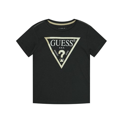 T-shirt chłopięce szary Guess z krótkim rękawem 