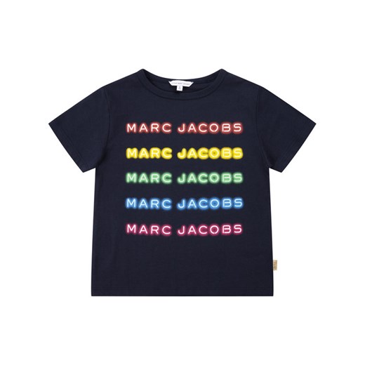 Little Marc Jacobs T-Shirt W15483 S Granatowy Regular Fit Little Marc Jacobs 6A MODIVO wyprzedaż